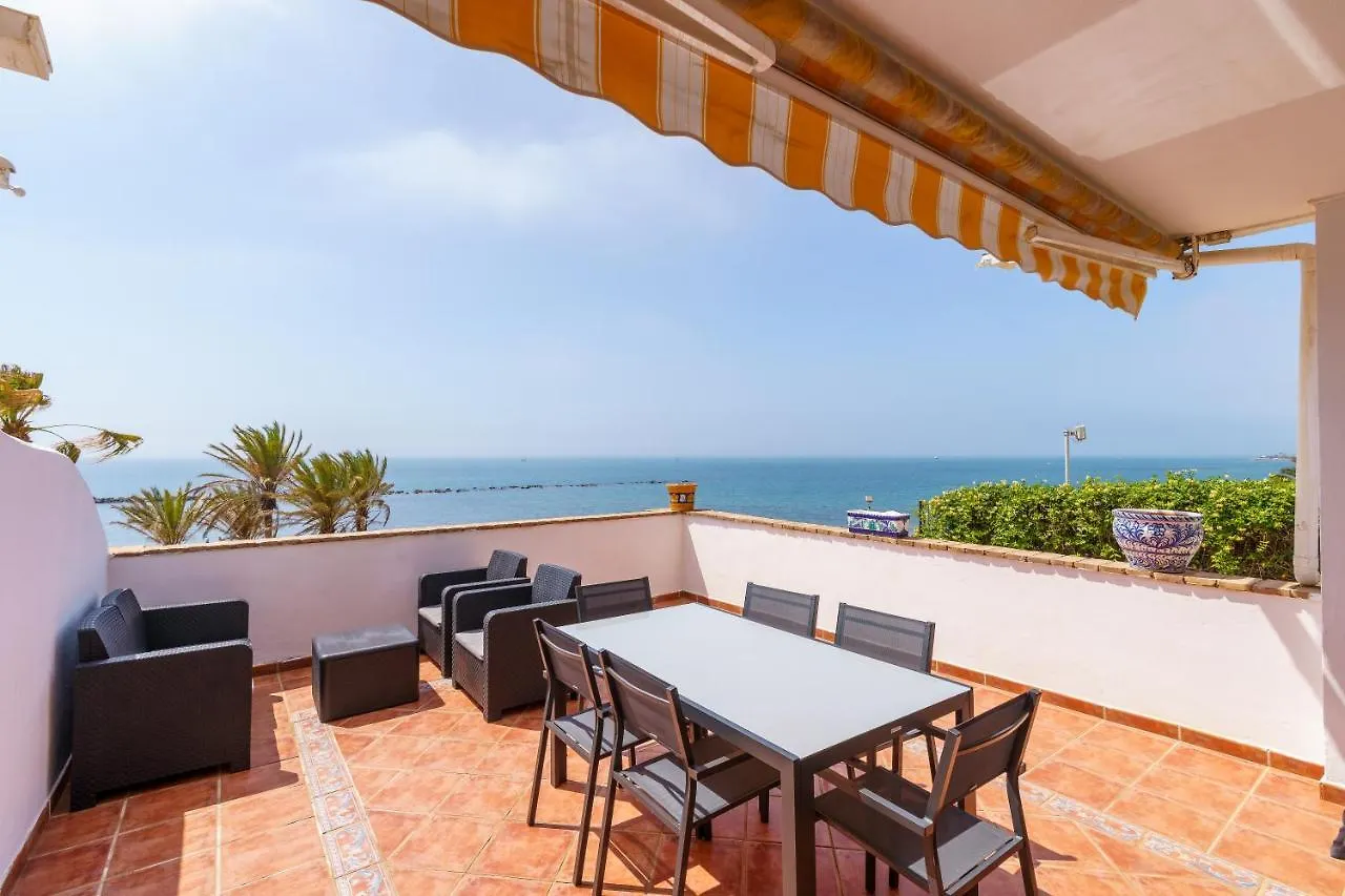 Living On The Beach , First Line + Big Terrace Best Views Benalmádena Apartamento