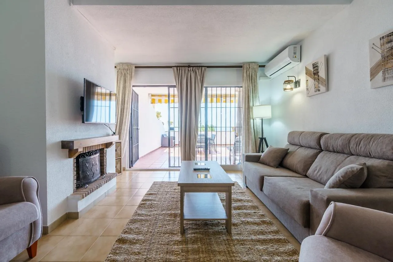 Living On The Beach , First Line + Big Terrace Best Views Benalmádena Apartamento